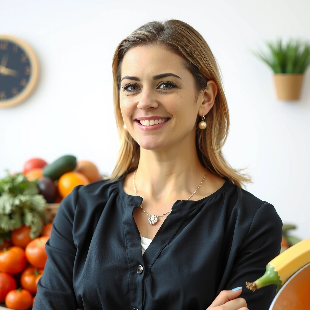Professional portrait of a female nutritionist